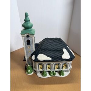 Dept 56 St. Nikolaus Kirche Church 1991 Vintage - Alpine Village Series w/ box